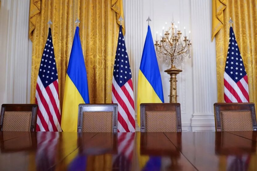 Ukrainian and American government delegation